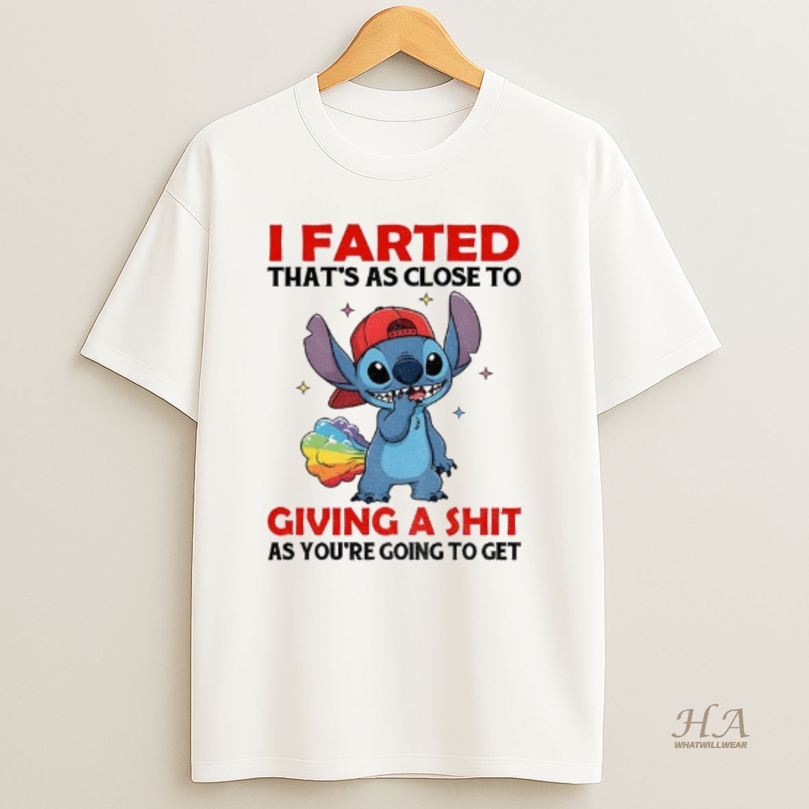 Official Stitch I Farted Thats As Close To Giving A Shit As Youre Going To Get Lgbt T Shirt