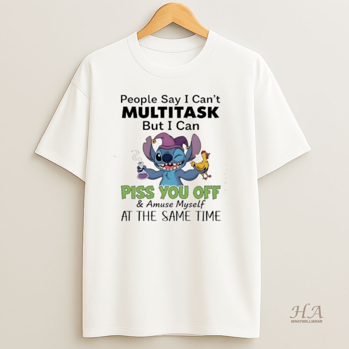 Official Stitch People Say I Cant Multitask But I Can Piss You Off And Amuse Myself At The Same Time T Shirt