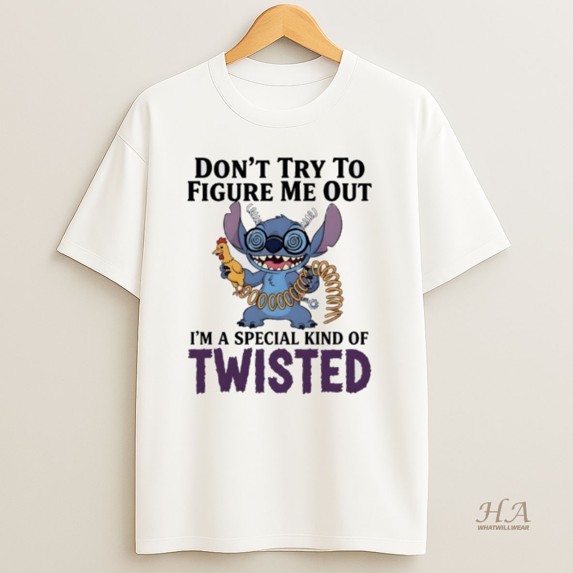 Official Stitch Dont Try To Figure Me Out Im A Special Kind Of Twisted T Shirt