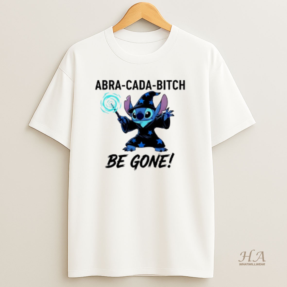 Official Stitch Witch Abra Cada Bitch Be Gone T Shirt