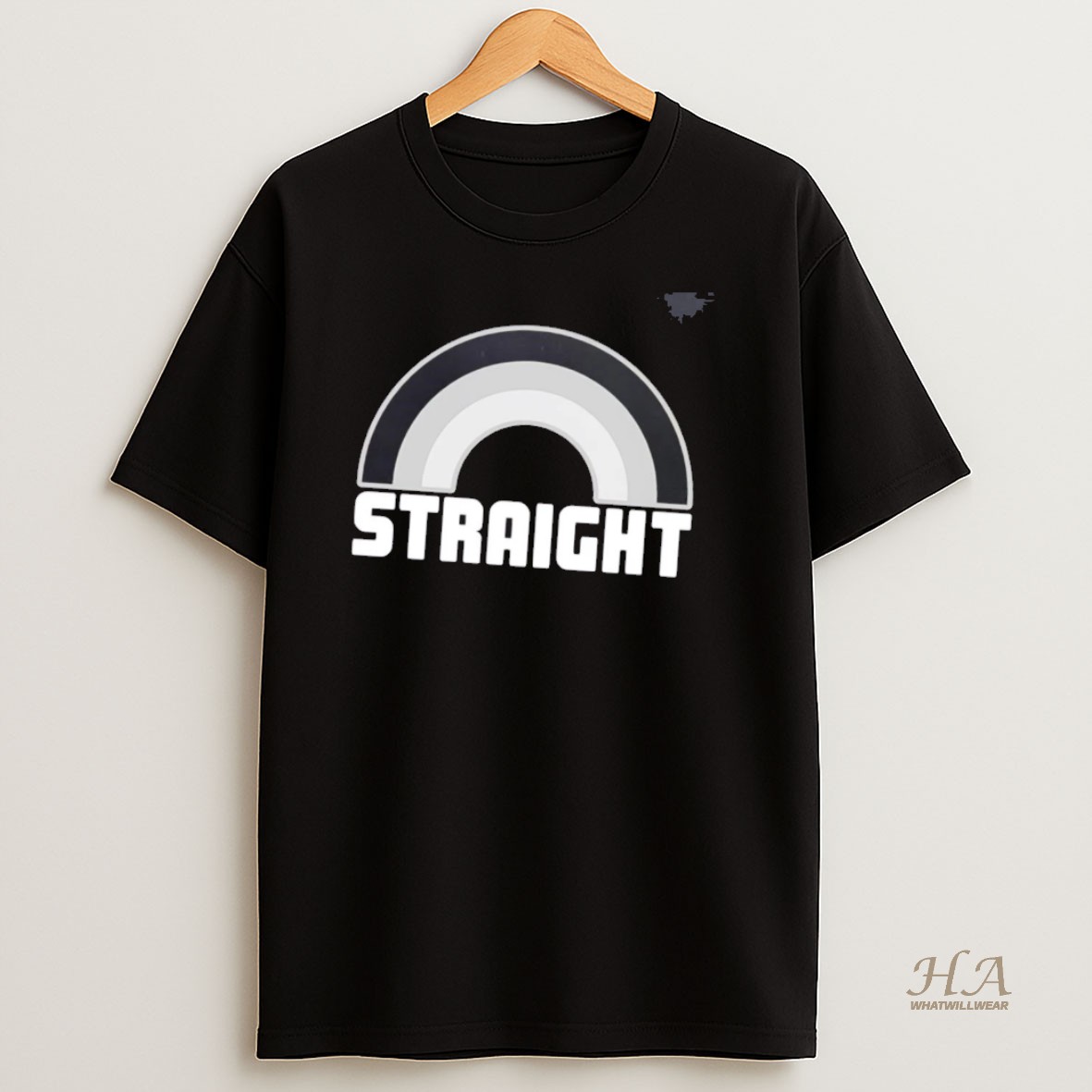 Official Straight Rainbow T Shirt