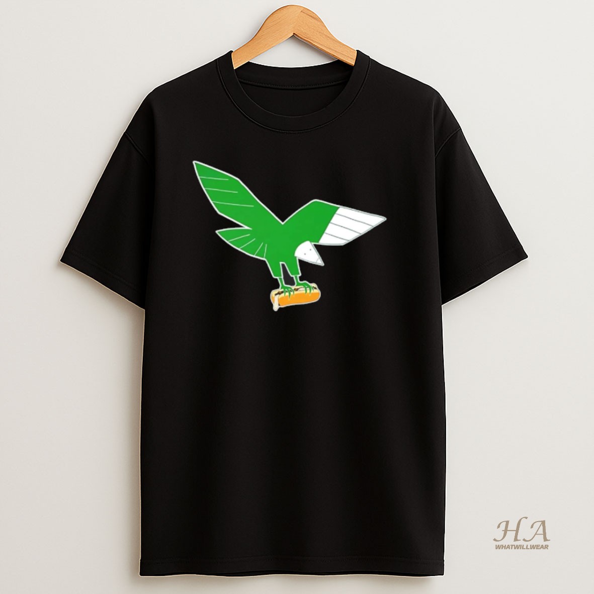 Official Superior Bird Philadelphia Eagles Black Ornaments T Shirt