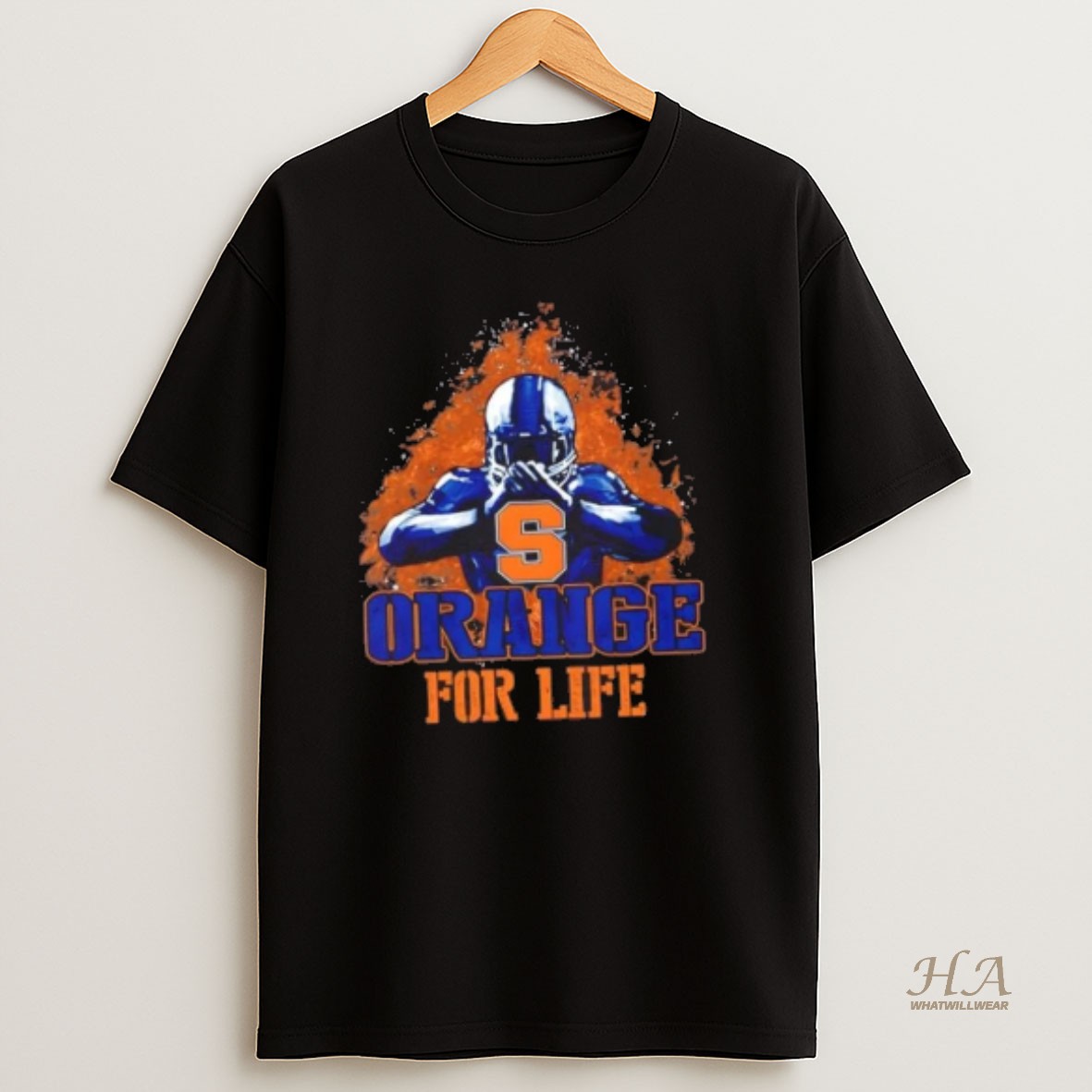 Official Syracuse Orange Football For Life T Shirt