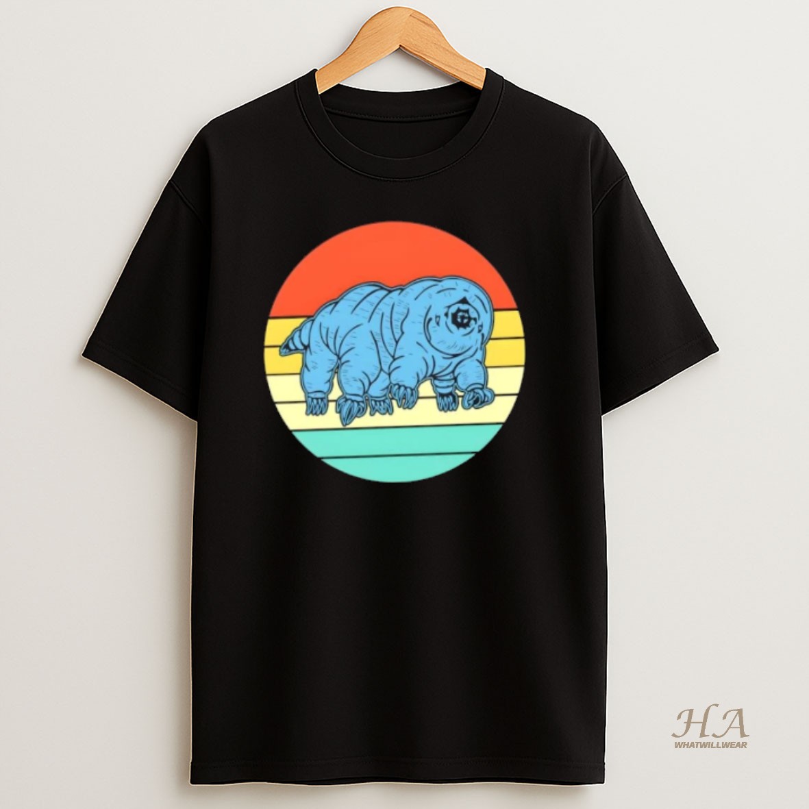Official Tardigrade Vintage Retro T Shirt