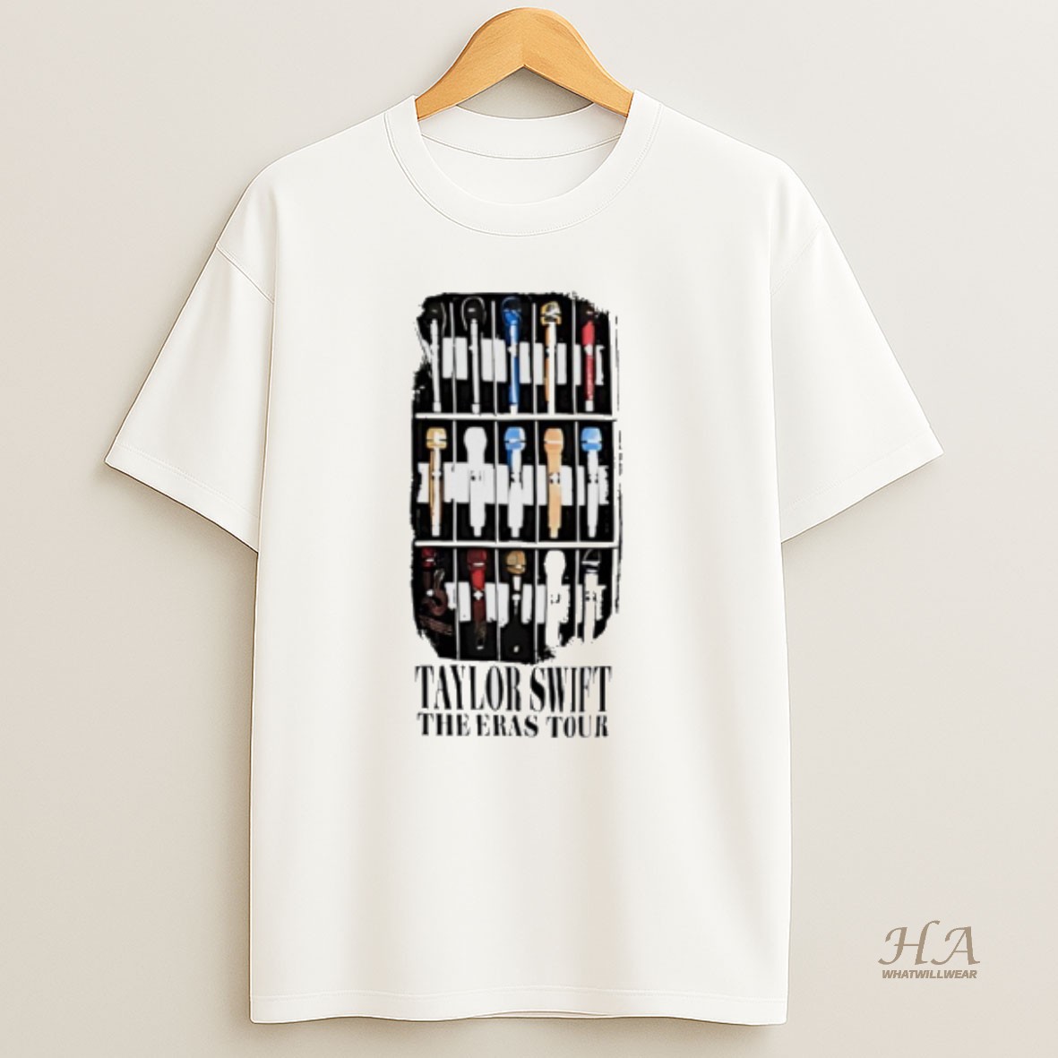 Official Taylor The Eras Tour Microphone Set T Shirt
