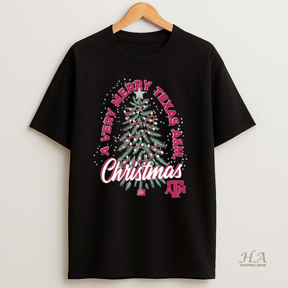 Official Texas Am Aggies A Very Merry Texas Am Christmas T Shirt
