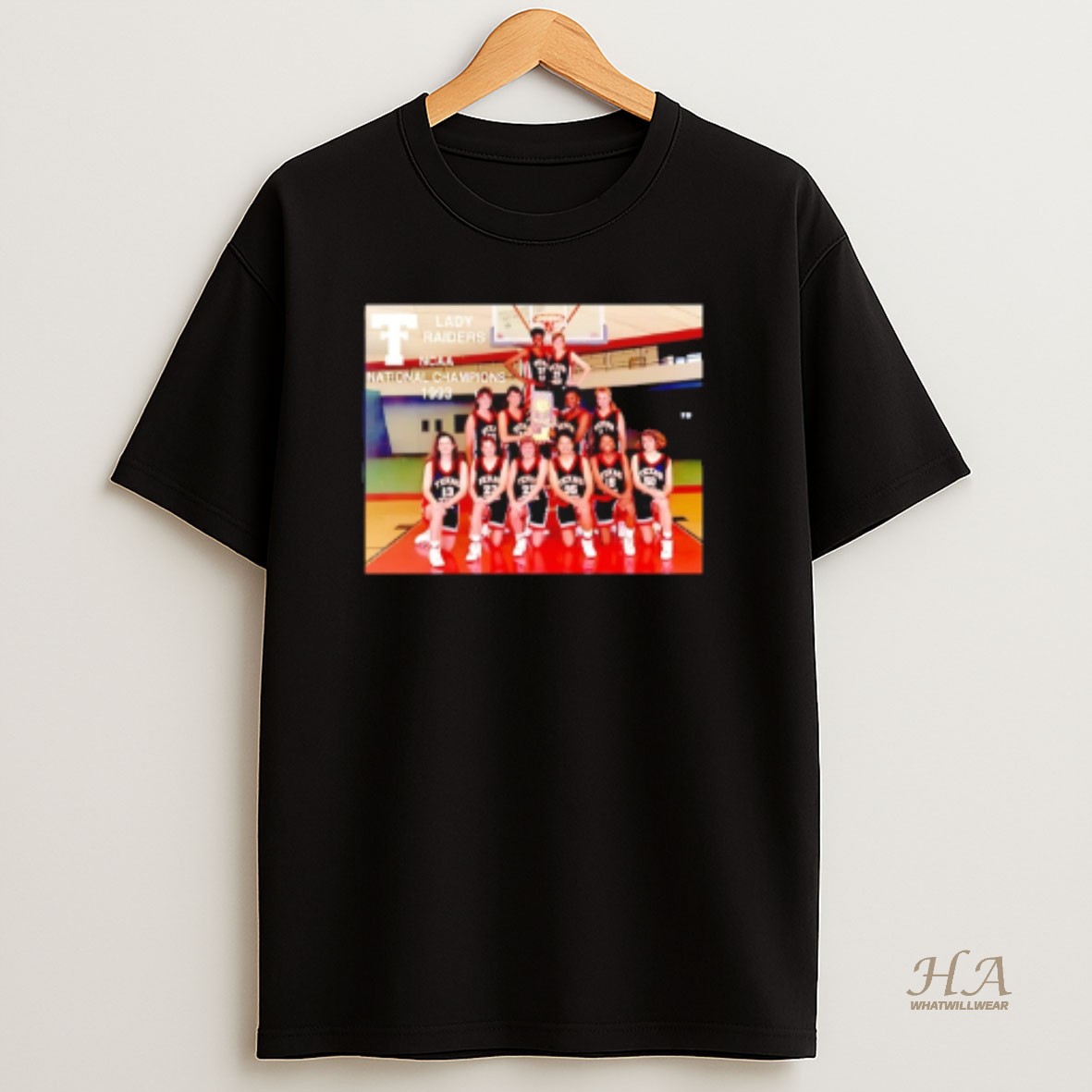 Official Texas Tech Lady Raiders National Champions 1993 T Shirt