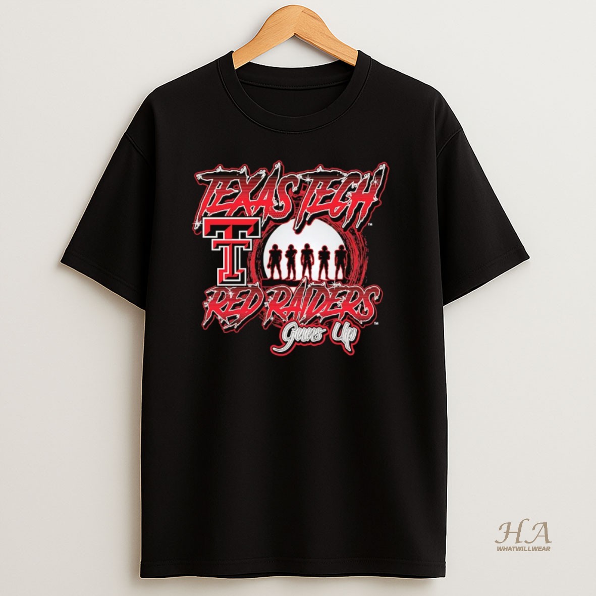 Official Texas Tech Red Raiders Guns Up T Shirt