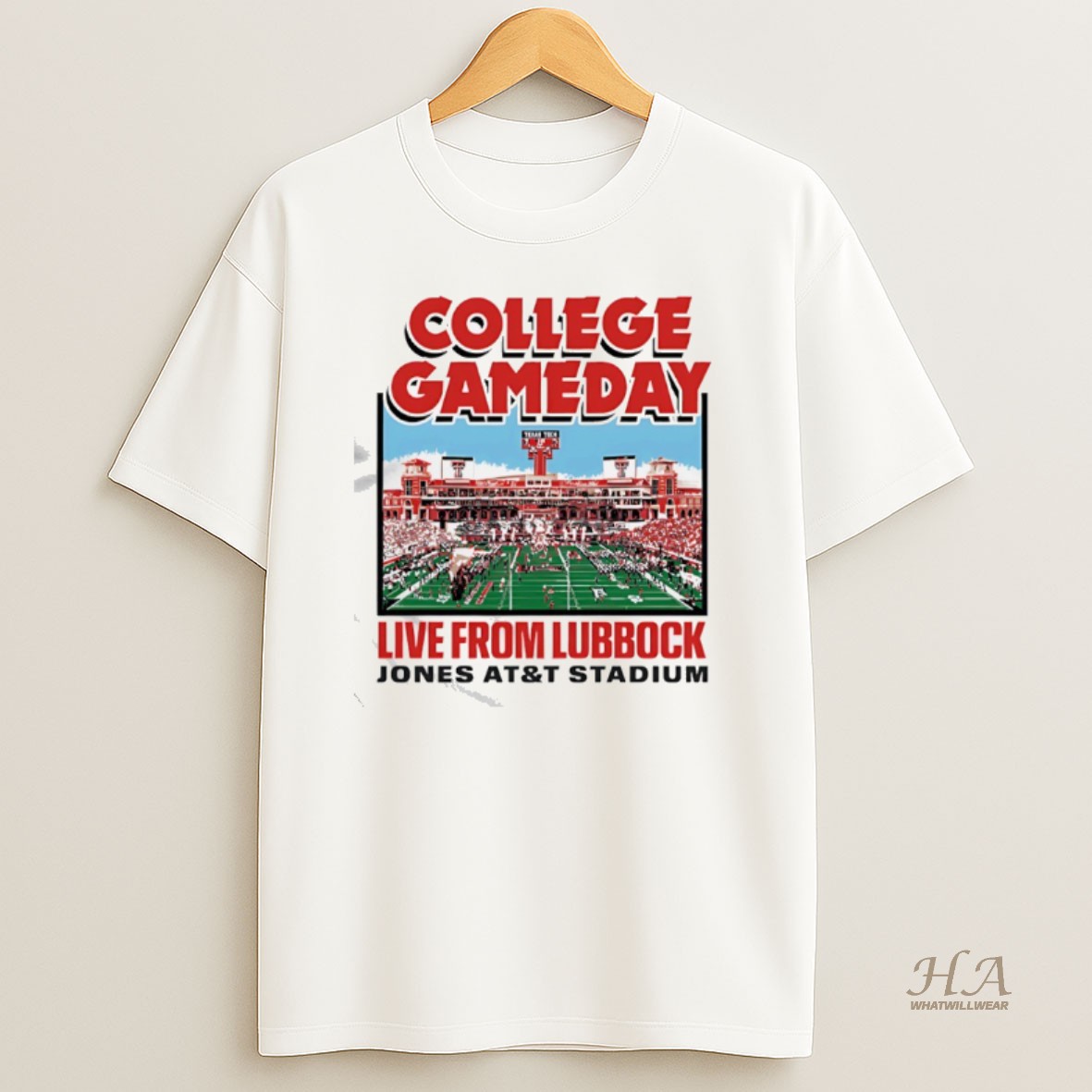 Official Texas Tech University Espn College Gameday Live From Lubbock Ivoy T Shirt