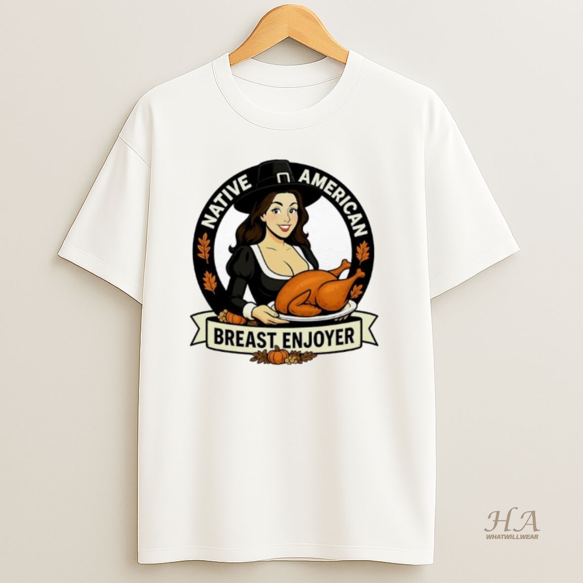 Official Thanksgiving Day Native American Breast Enjoyer T Shirt