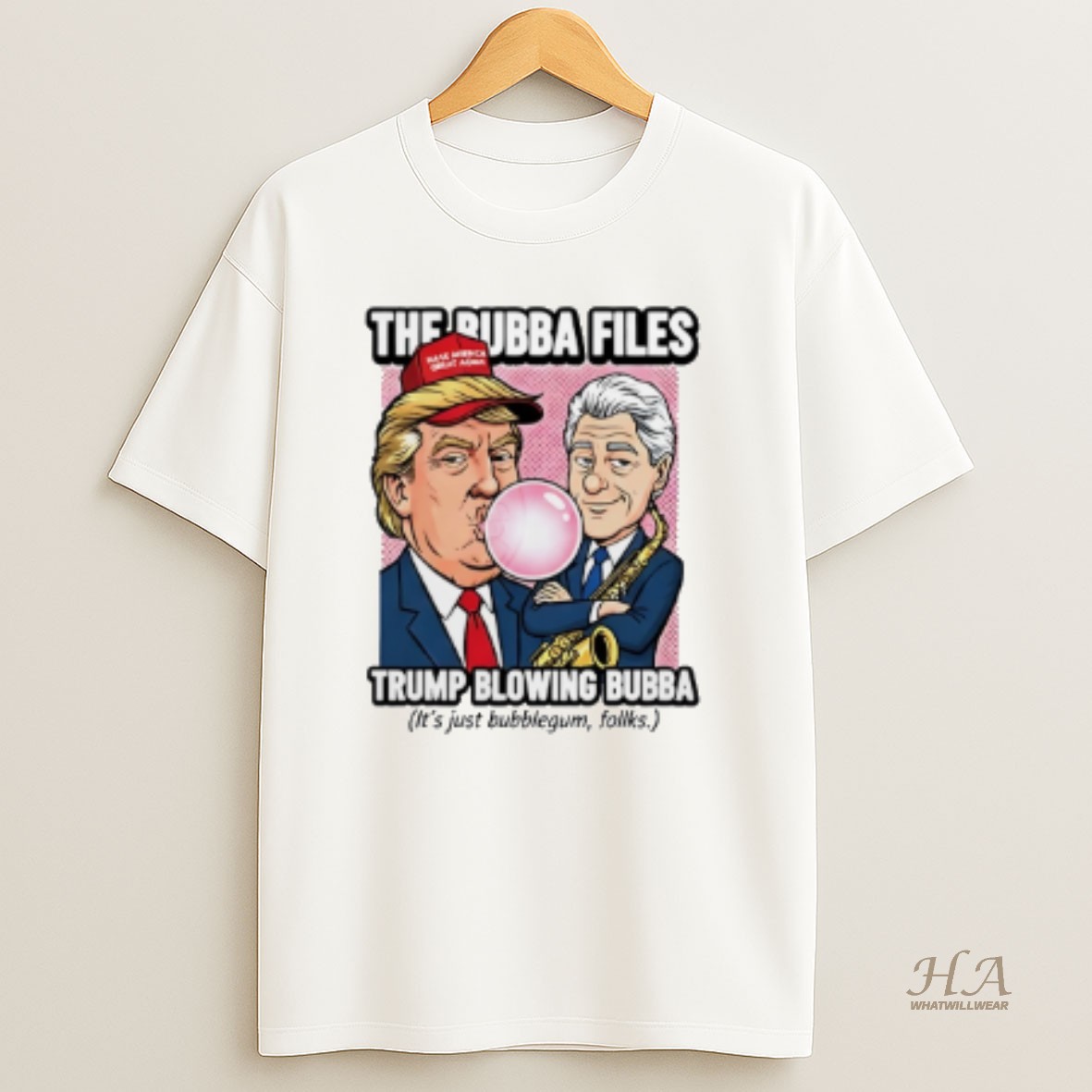 Official The Bubba Files Trump Blowing Bubba T Shirt