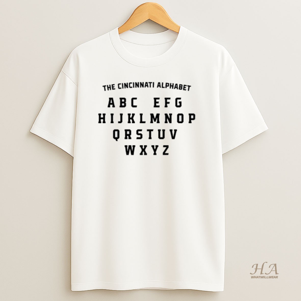 Official The Cincinnati Alphabet Shirt