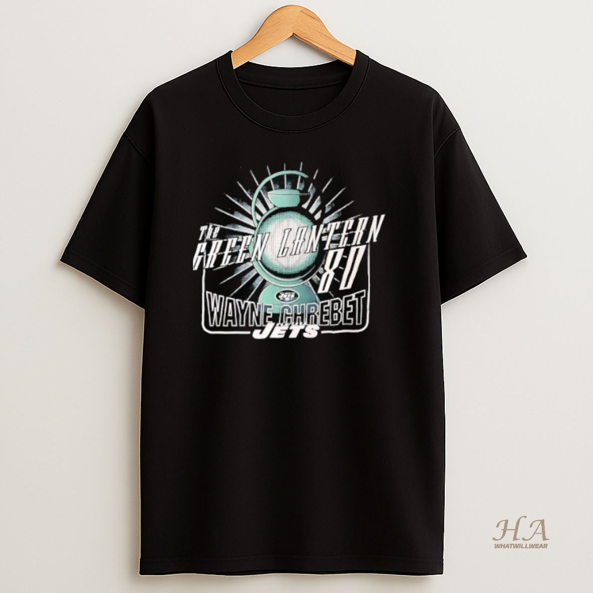 Official The Green Lantern Wayne Chrebet New York Jets T Shirt