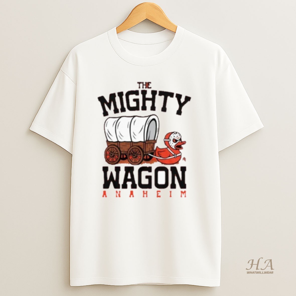 Official The Mighty Wagon Anaheim Ducks T Shirt