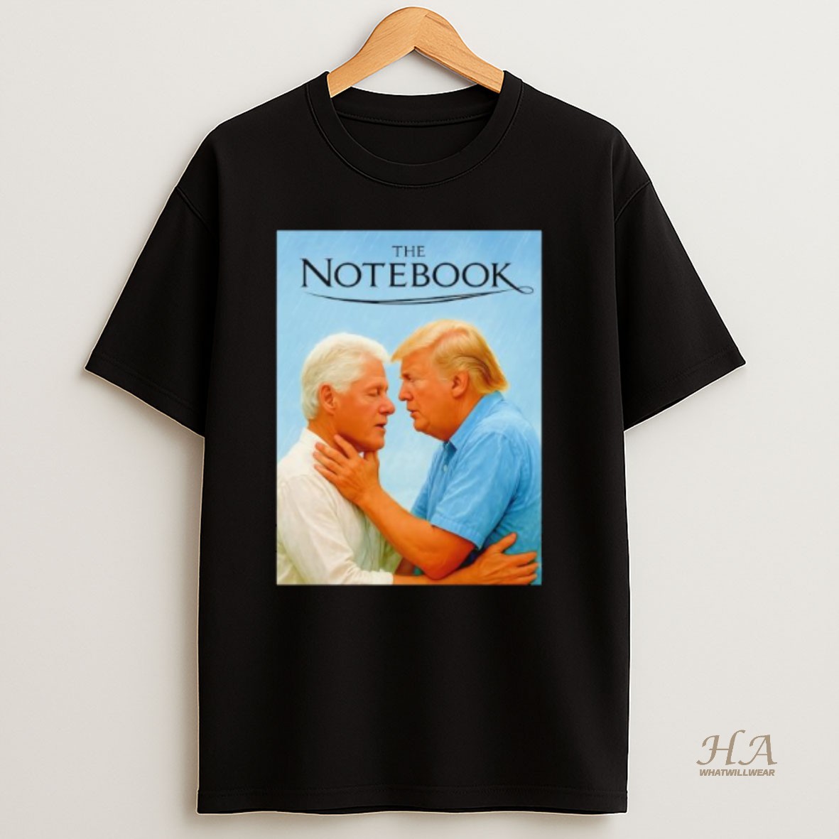 Official The Notebook Donald Trump And Steve Bannon T Shirt