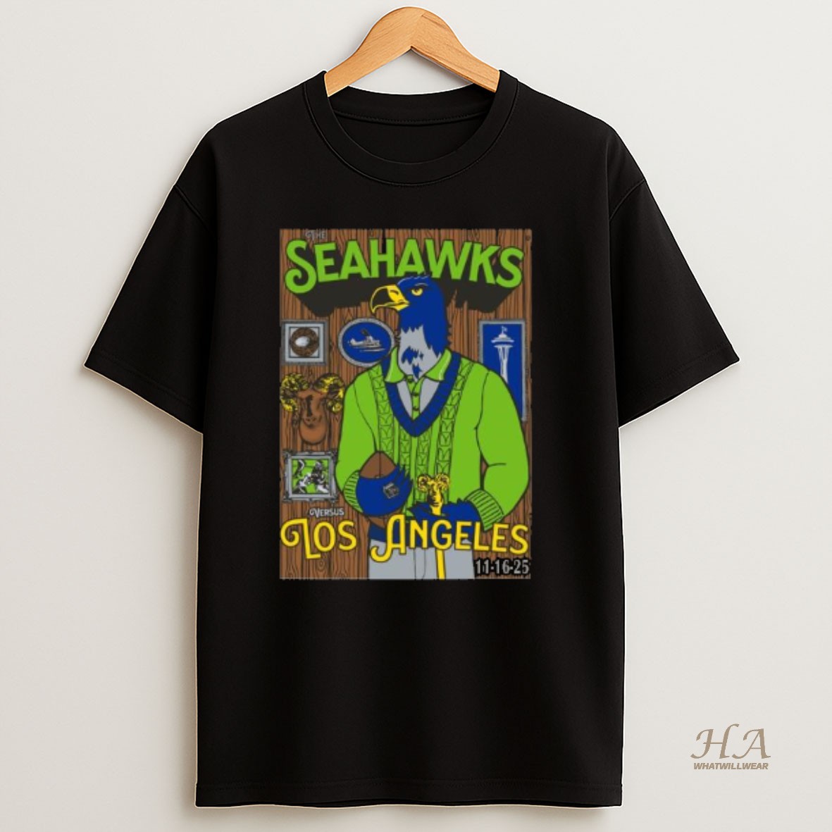 Official The Seattle Seahawks Vs Los Angeles Rams 2025 Rivalries Series T Shirt