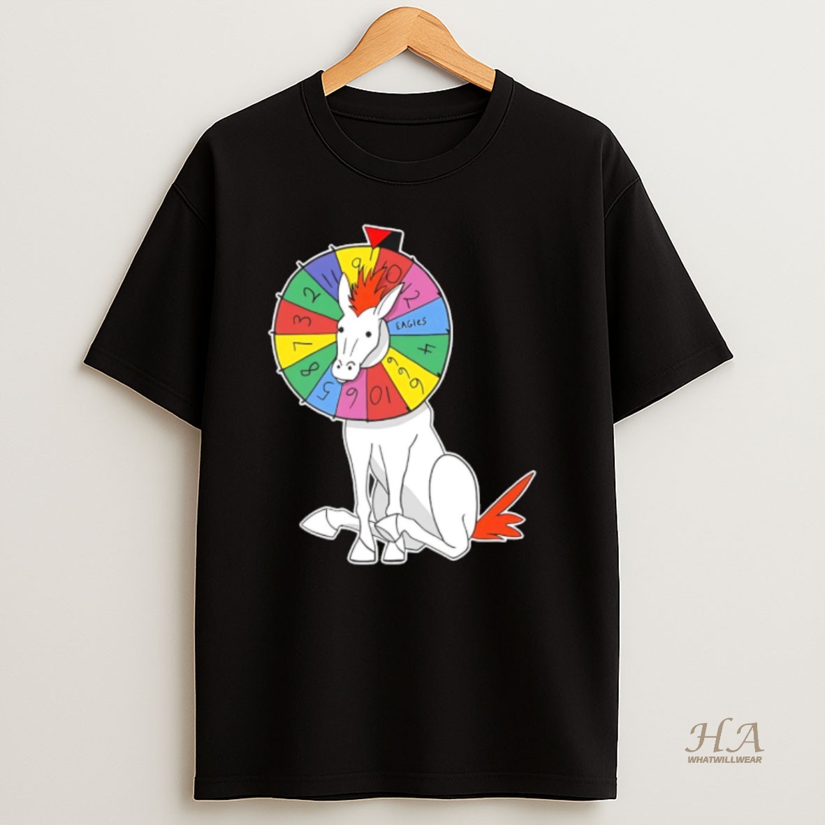 Official The Terrible Curse Wheel Black Ornaments T Shirt