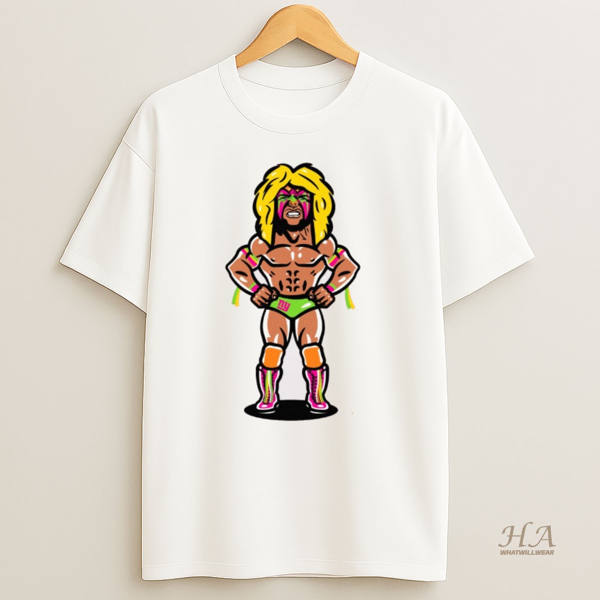 Official The Ultimate Warrior James Brian Hellwig Skattebo Wwe T Shirt