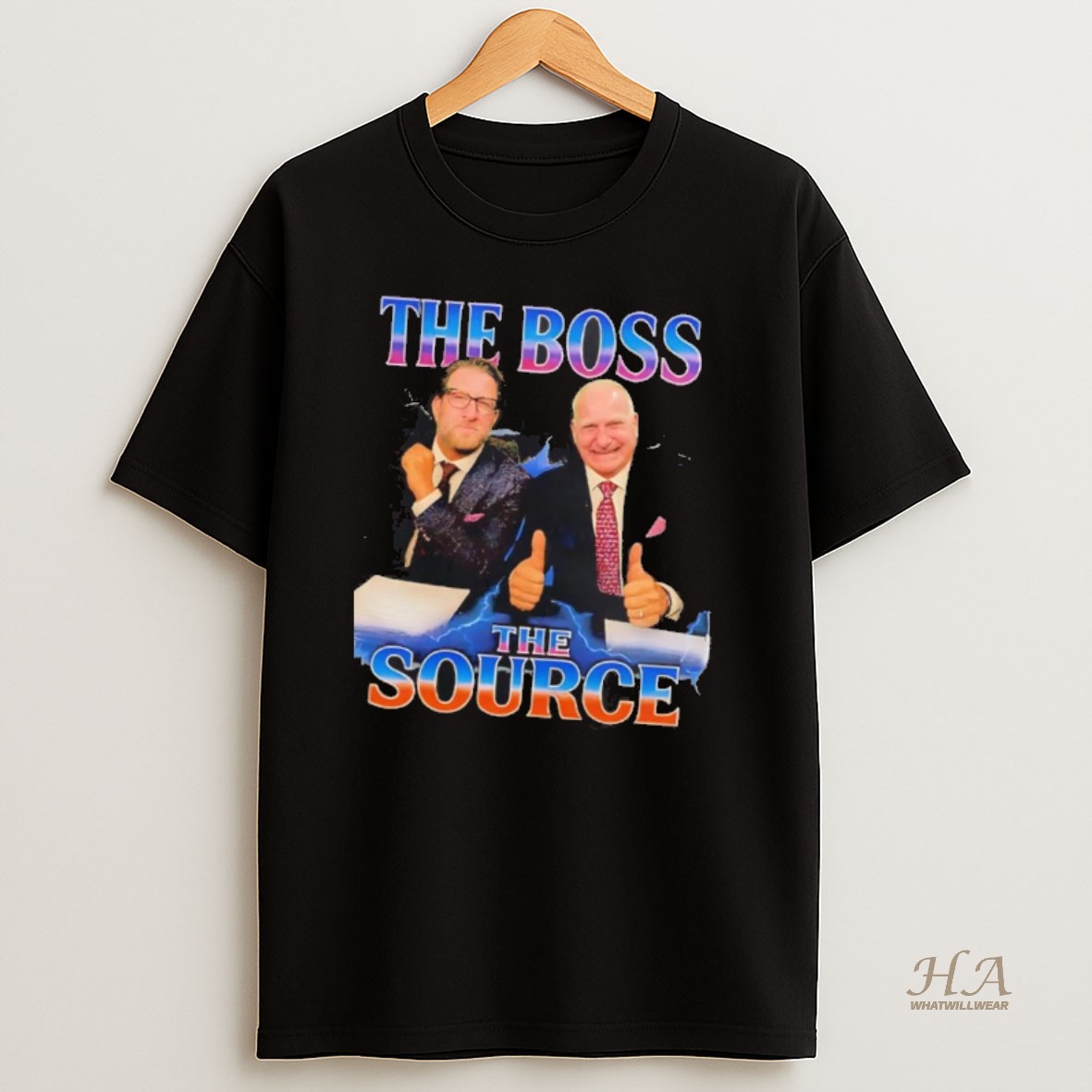 Official The Boss And The Source T Shirt