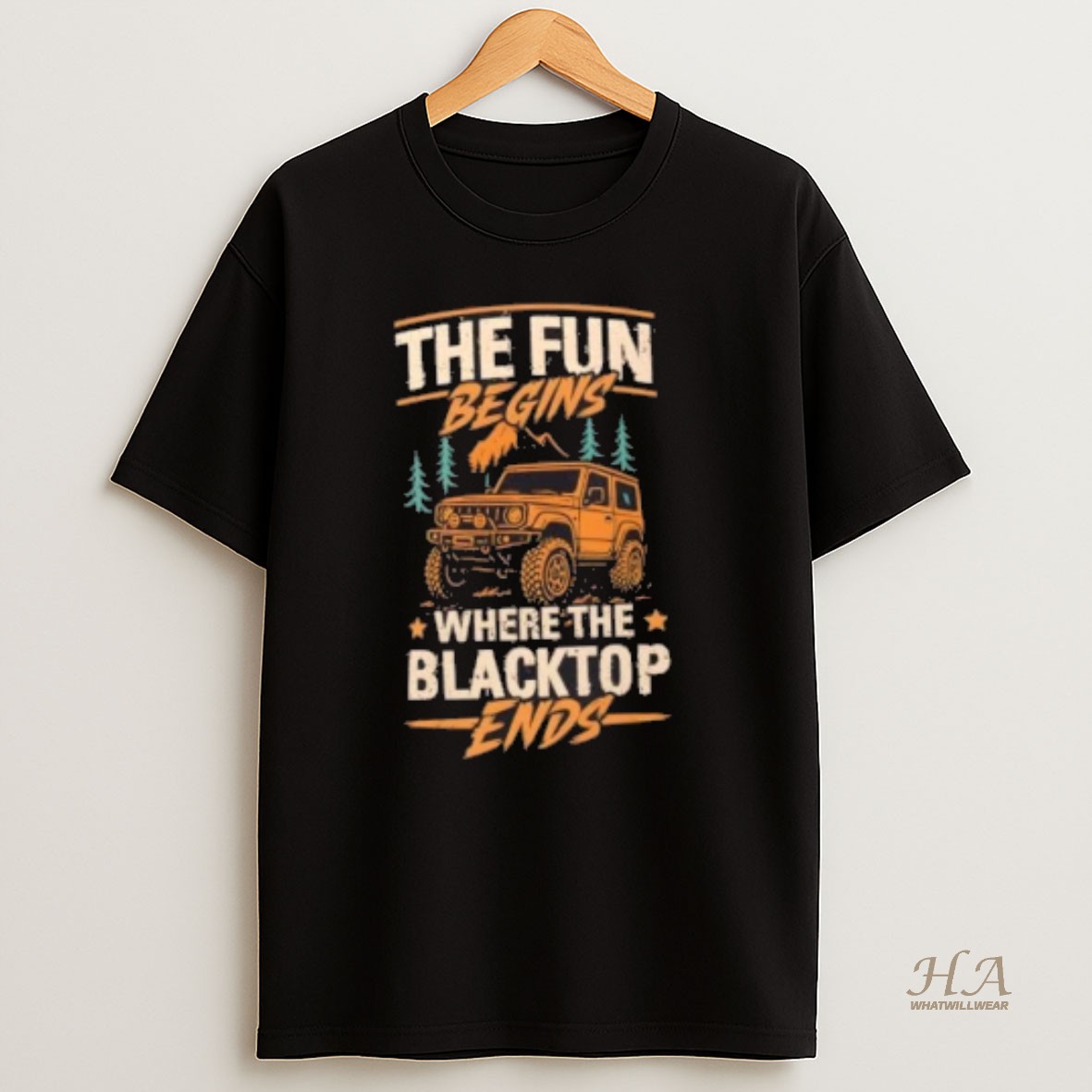 Official The Fun Begins Where The Blacktop Ends Shirt
