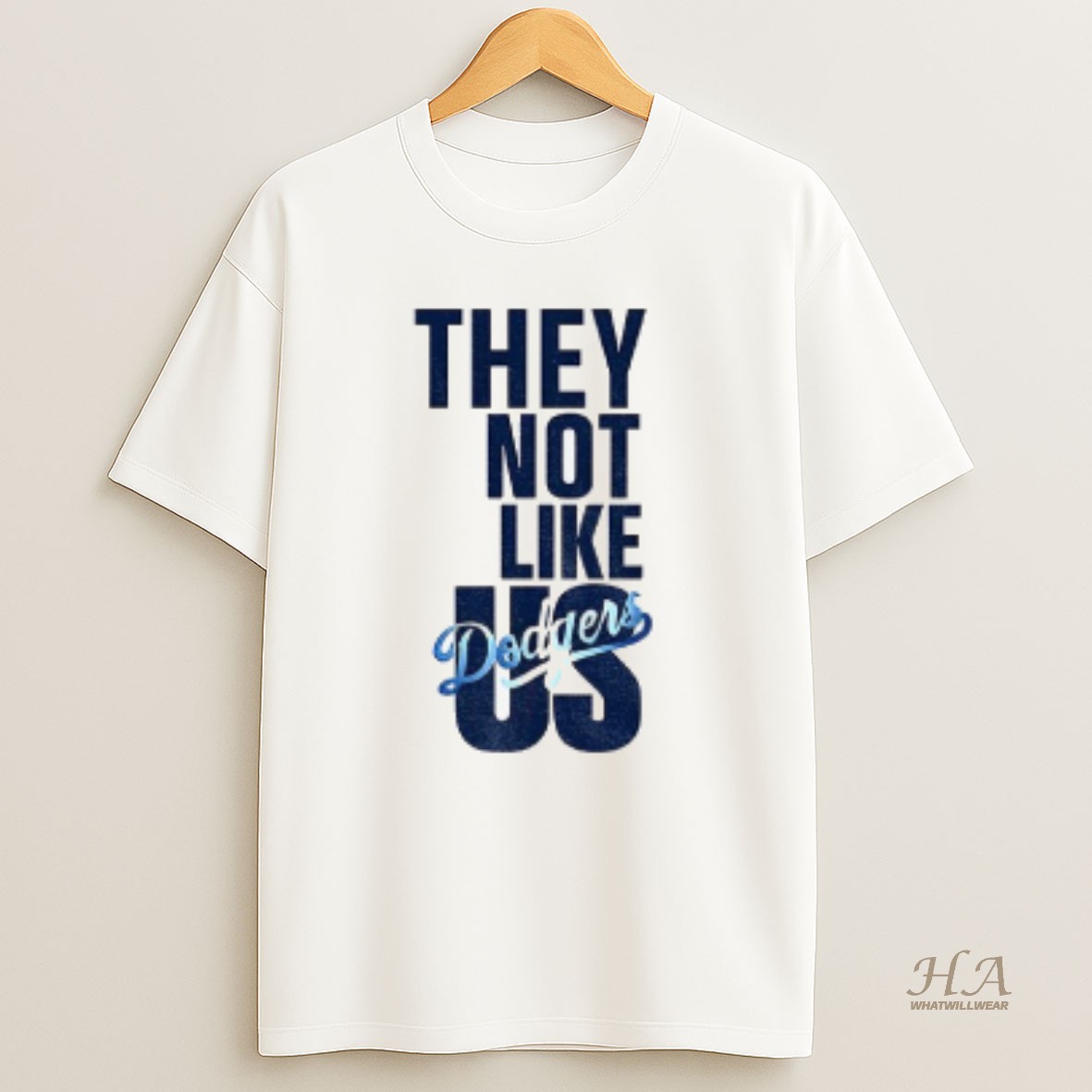 Official They Not Like Us Dodgers World Champs T Shirt