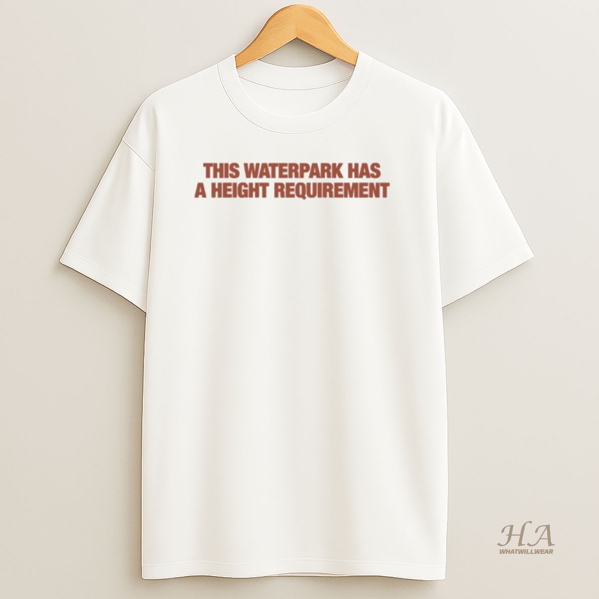Official This Waterpark Has A Height Requirement T Shirt
