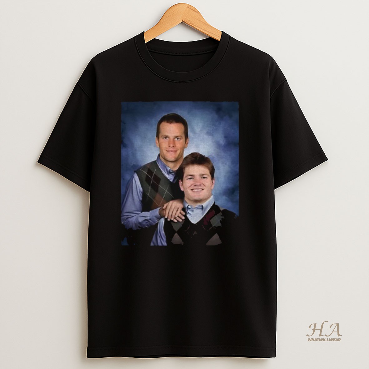 Official Tom Brady And Drake Maye Stepbrothers New England Football T Shirt