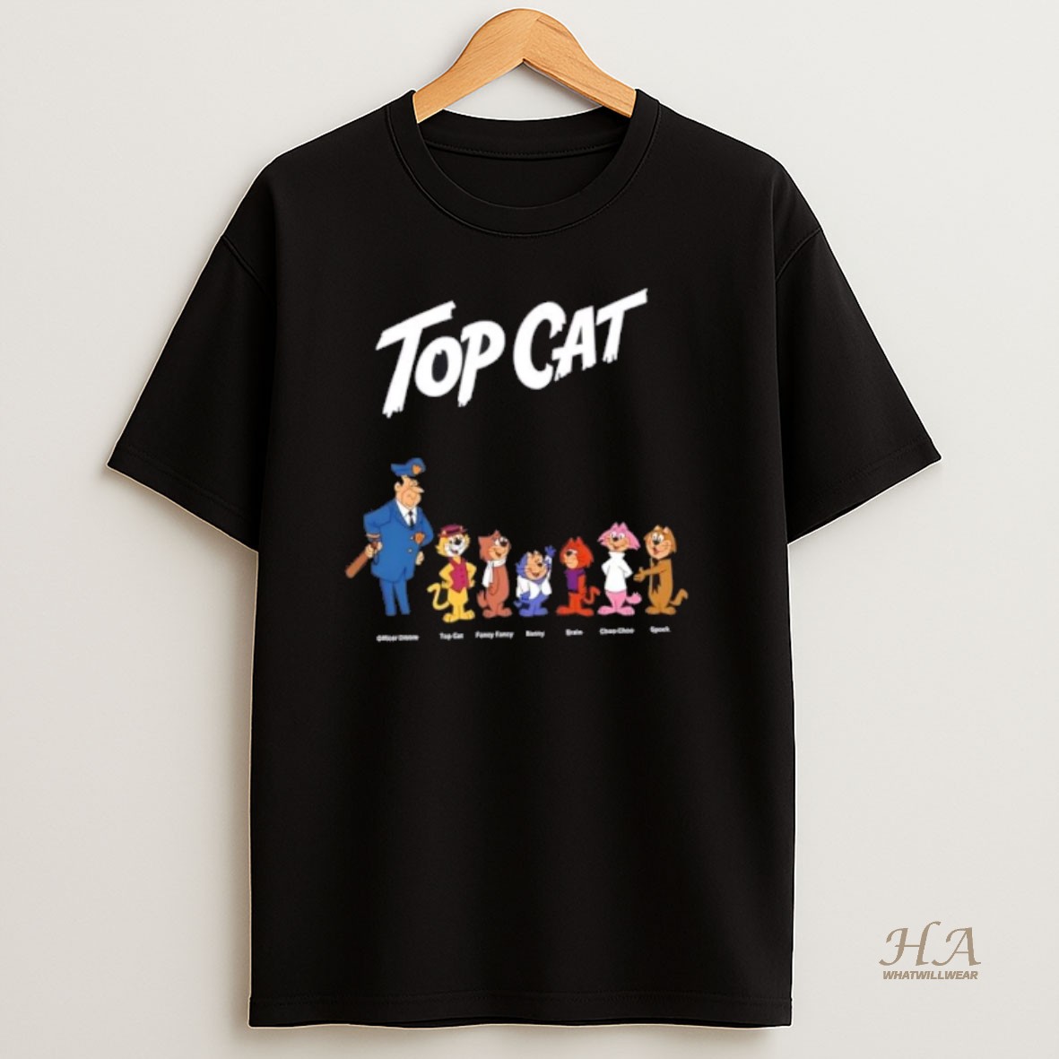 Official Top Cat 1961 Benny Choo Choo Fancy Brain T Shirt