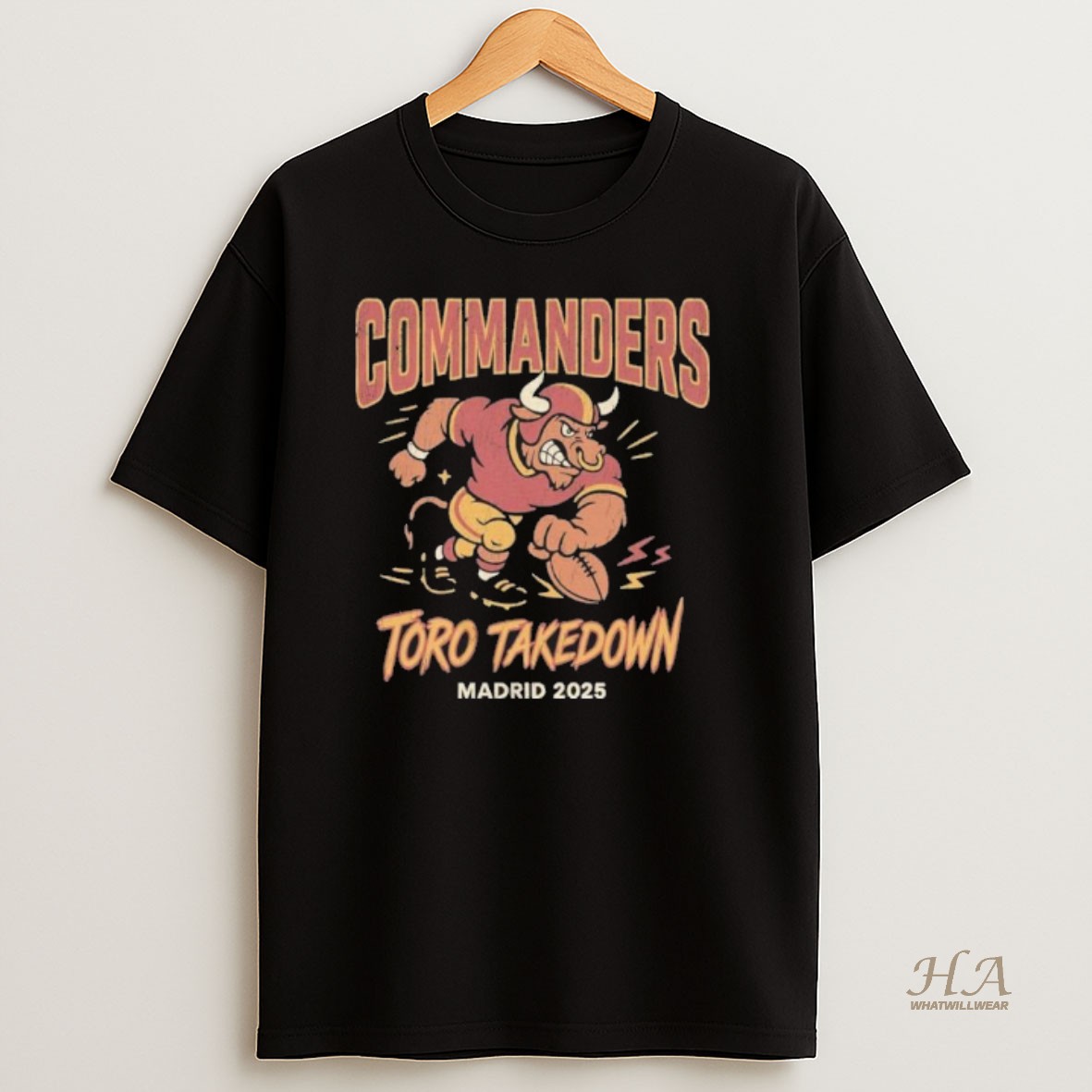 Official Toro Takedown Washington X Madrid Football 2025 T Shirt