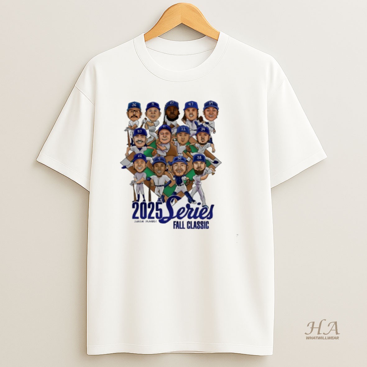 Official Toronto Blue Jays 2025 World Series Fall Classic Caricature Shirt