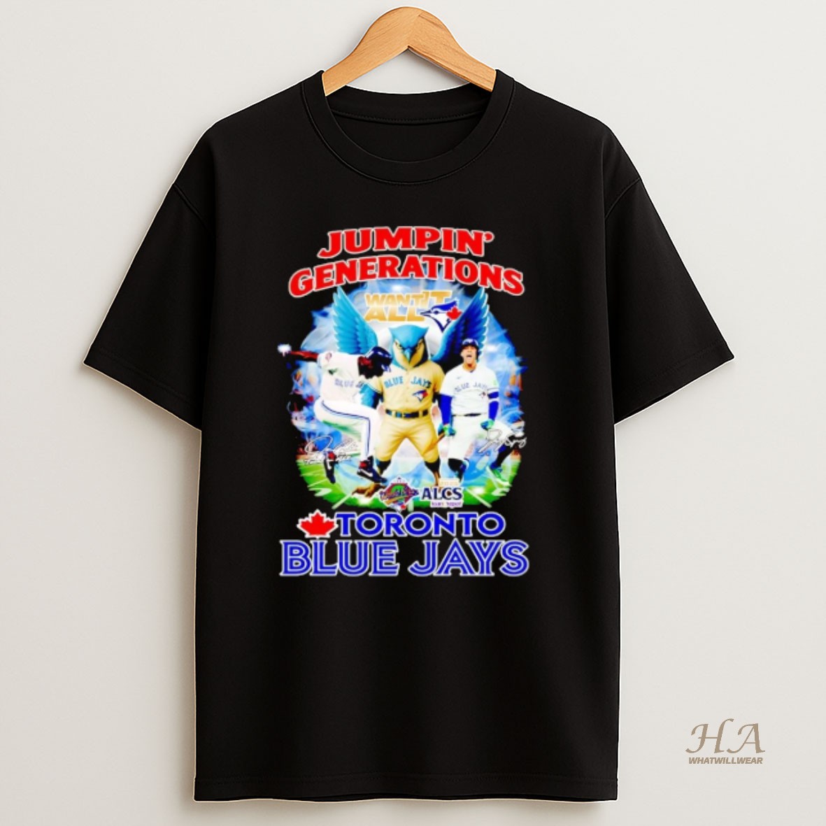 Official Toronto Blue Jays Jumpin Generations T Shirt