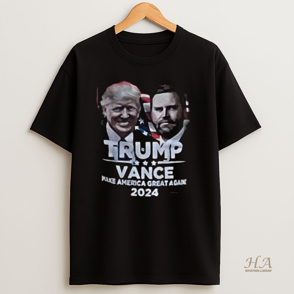 Official Toyota Ceo Akio Toyoda Wearing Trump X Jd Vance Make America Great Again American Flag T Shirt