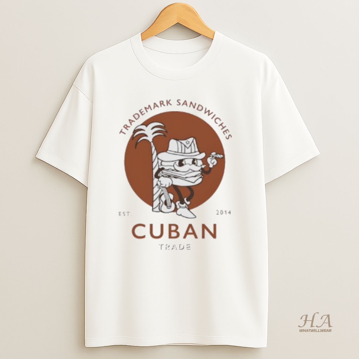 Official Trademark Sandwich Cuban Est 2014 T Shirt