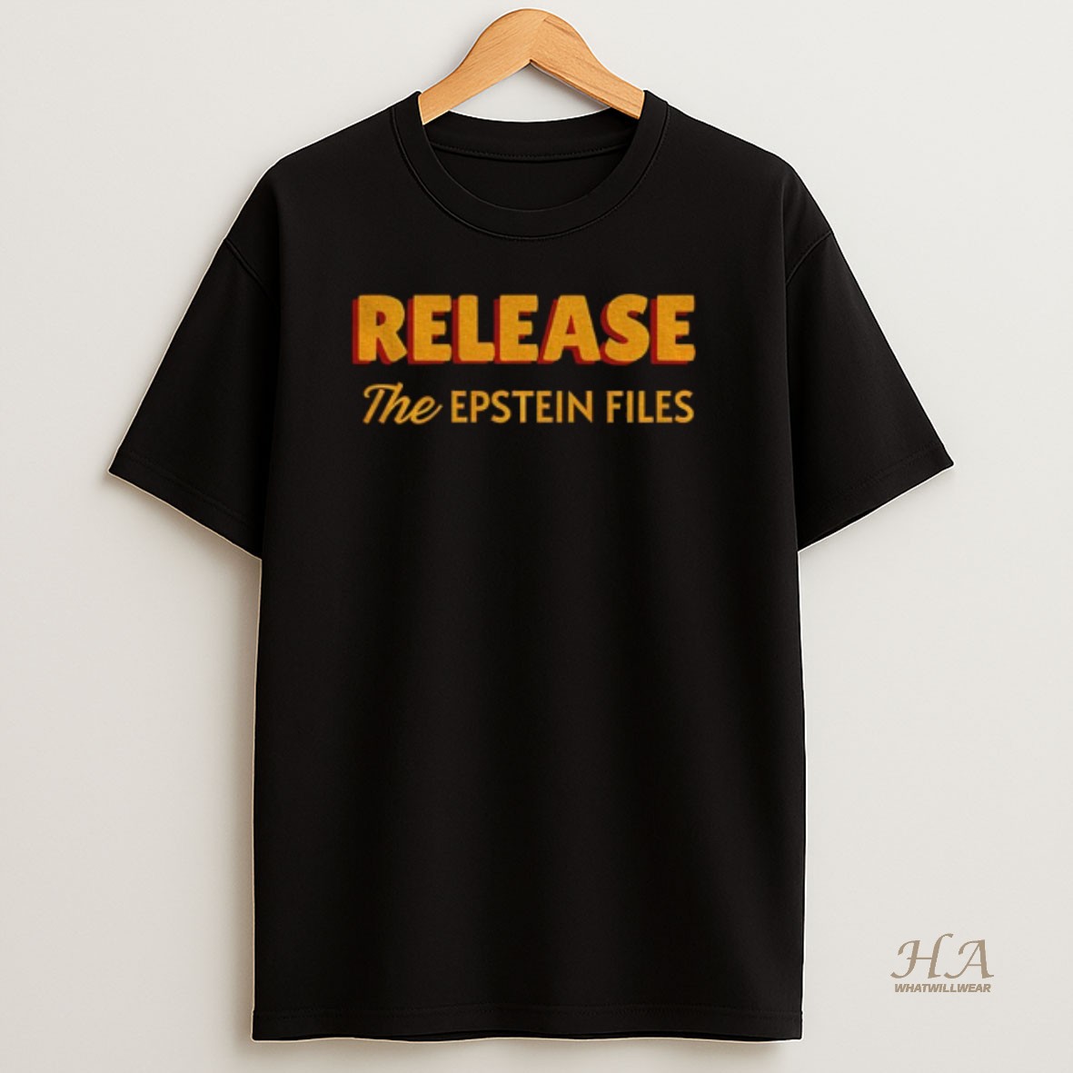 Official Trump Say Release The Epstein Files T Shirt