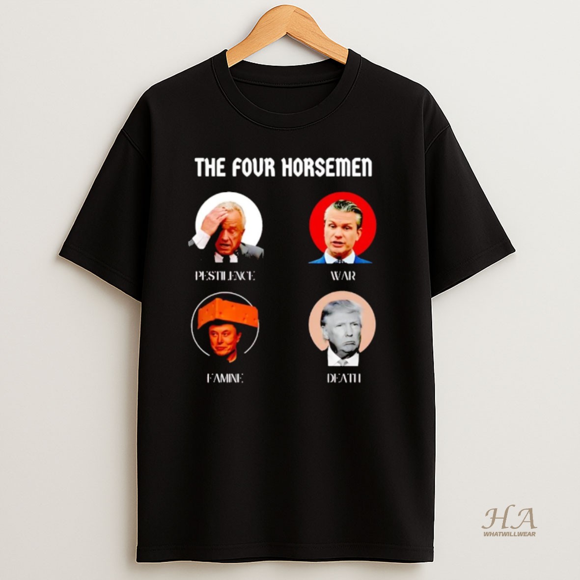 Official Trump Death The Four Horsemen T Shirt