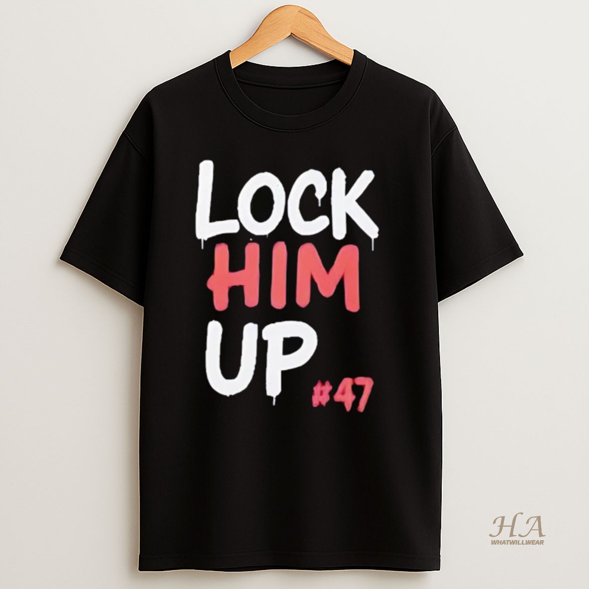 Official Trump For Prison Lock Him Up 47 T Shirt
