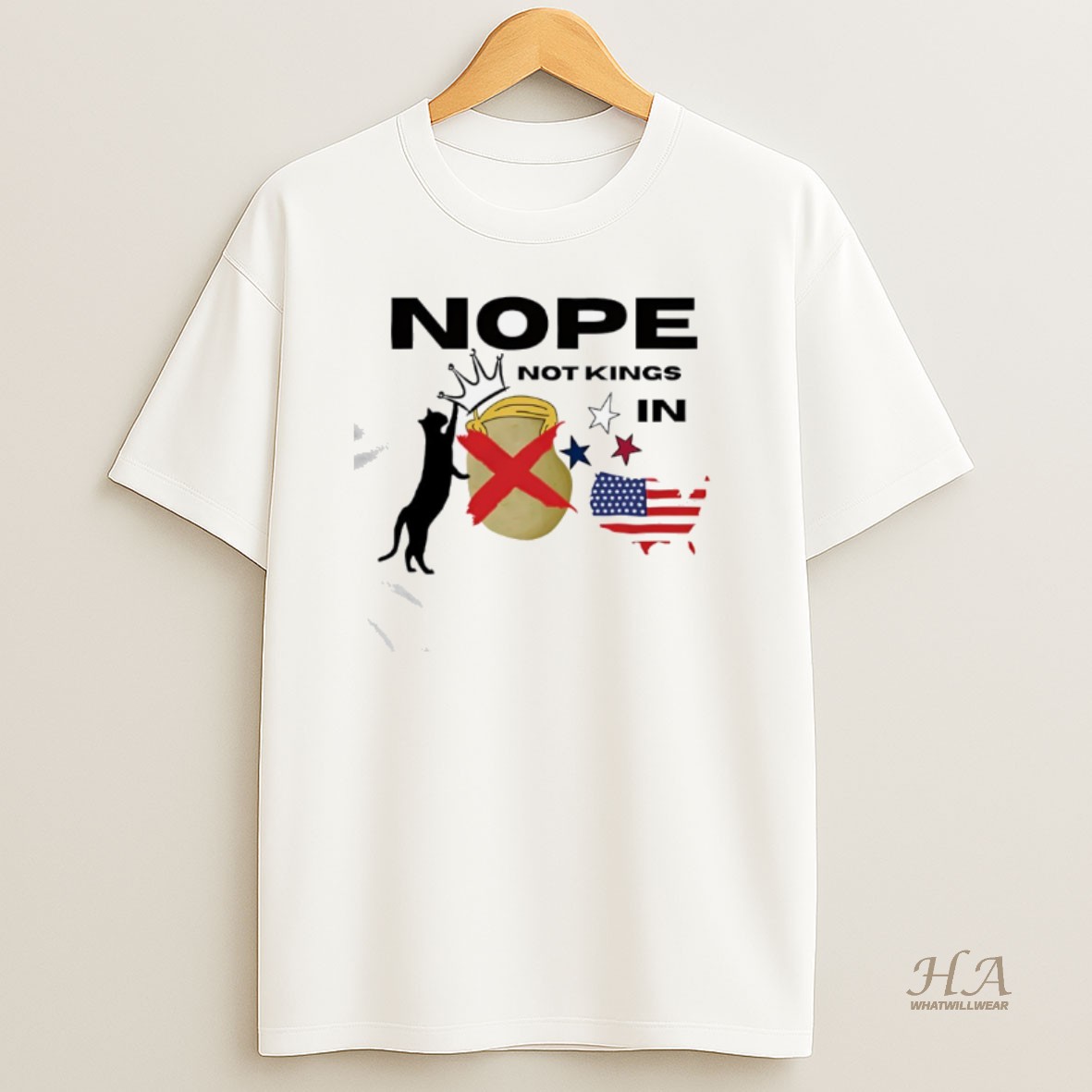 Official Trump Nope Not Kings In Usa T Shirt