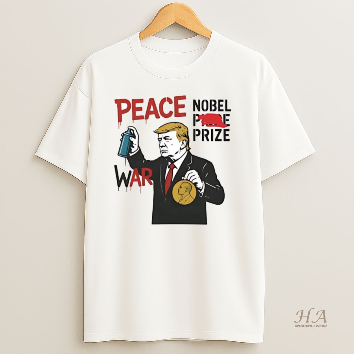 Official Trump Peace Nobel Prize War T Shirt