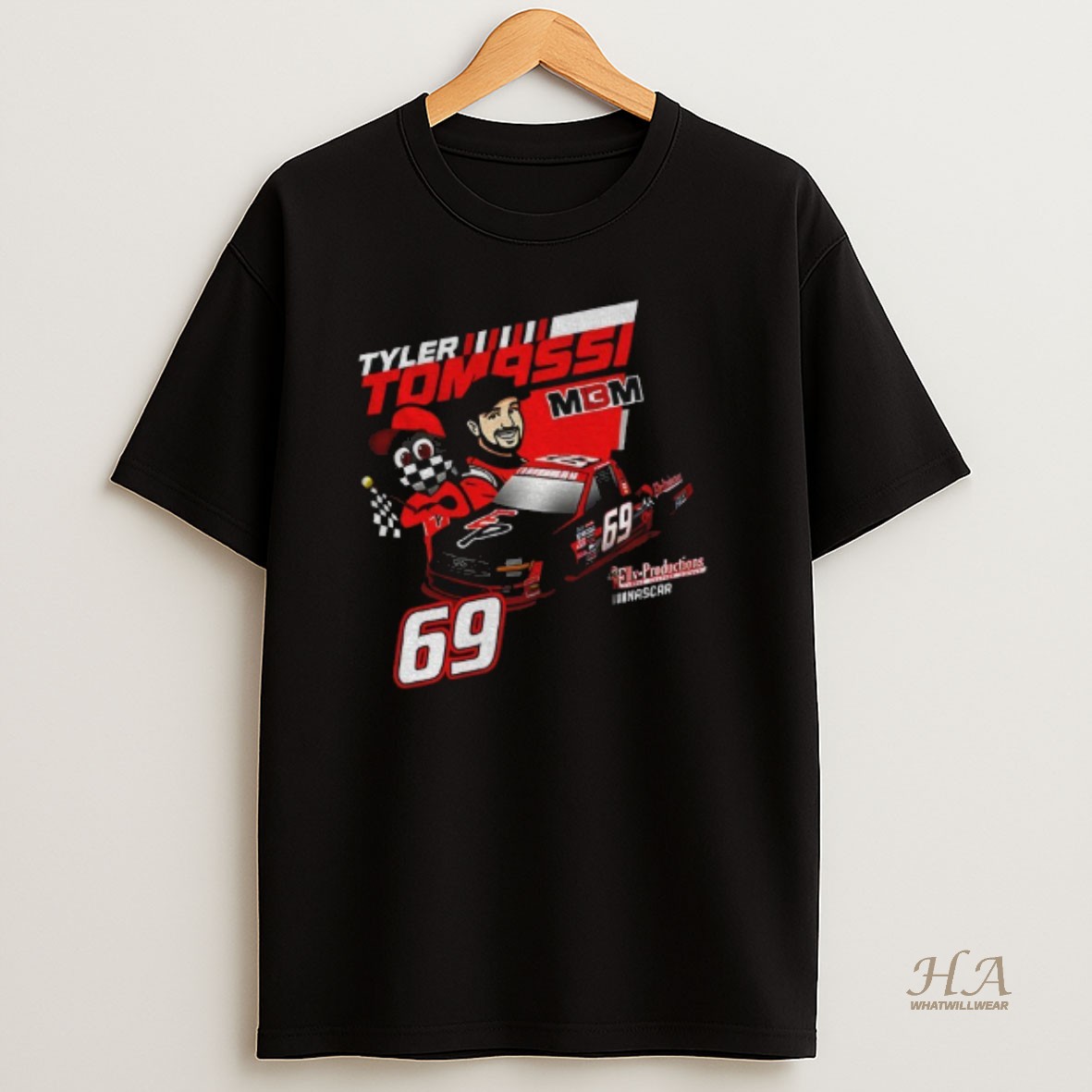 Official Tyler Tomassi 69 Nascar Craftsman Truck Series M13m T Shirt