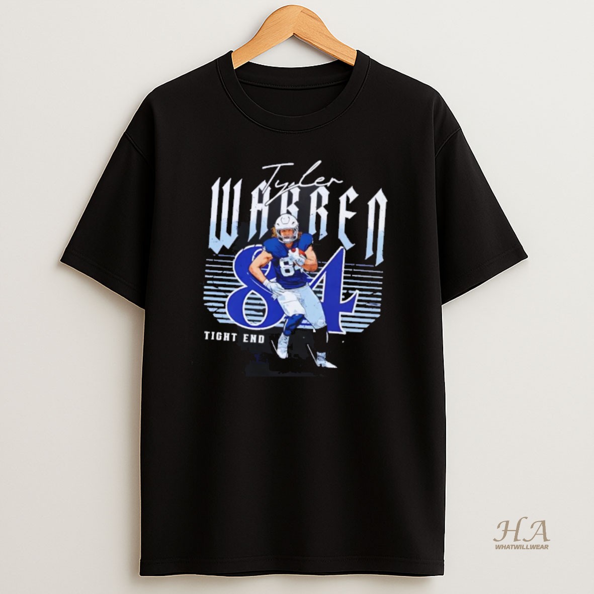 Official Tyler Warren Tight End Indianapolis Colts T Shirt