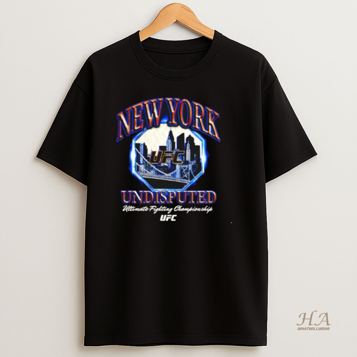 Official Ufc New York Undisputed Vintage T Shirt