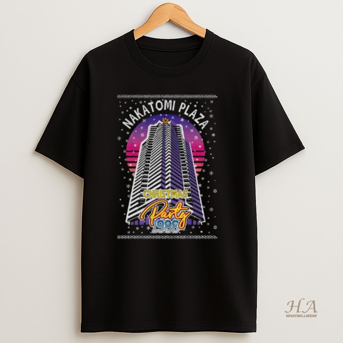 Official Ugly Christmas Nakatomi Plaza Party T Shirt