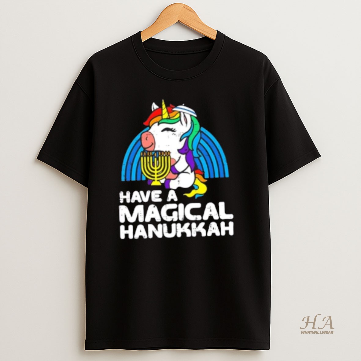 Official Unicorn Have Magical Hanukkah Unicorn Chanukah T Shirt