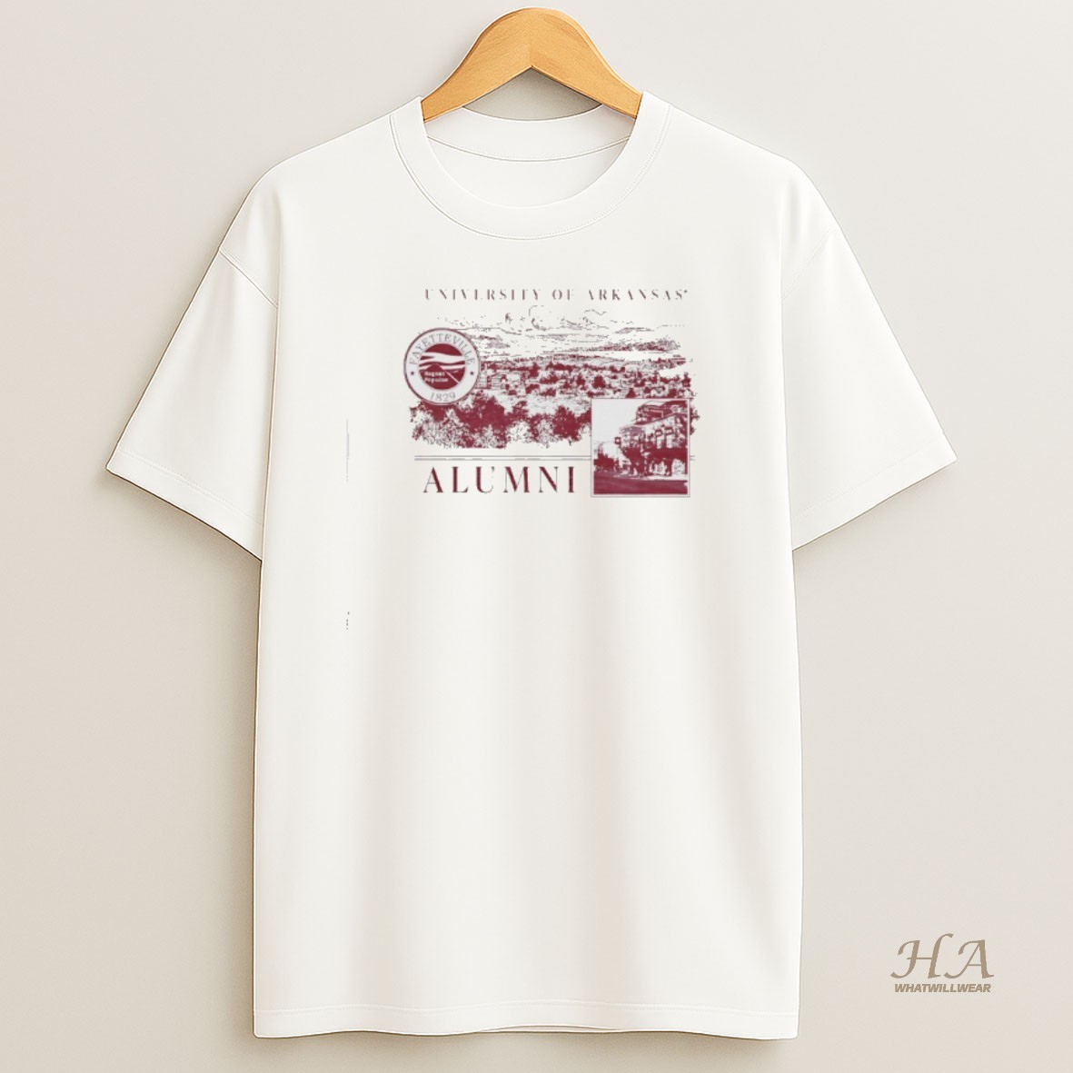 Official University Of Arkansas Alumni Fayetteville 1892 T Shirt