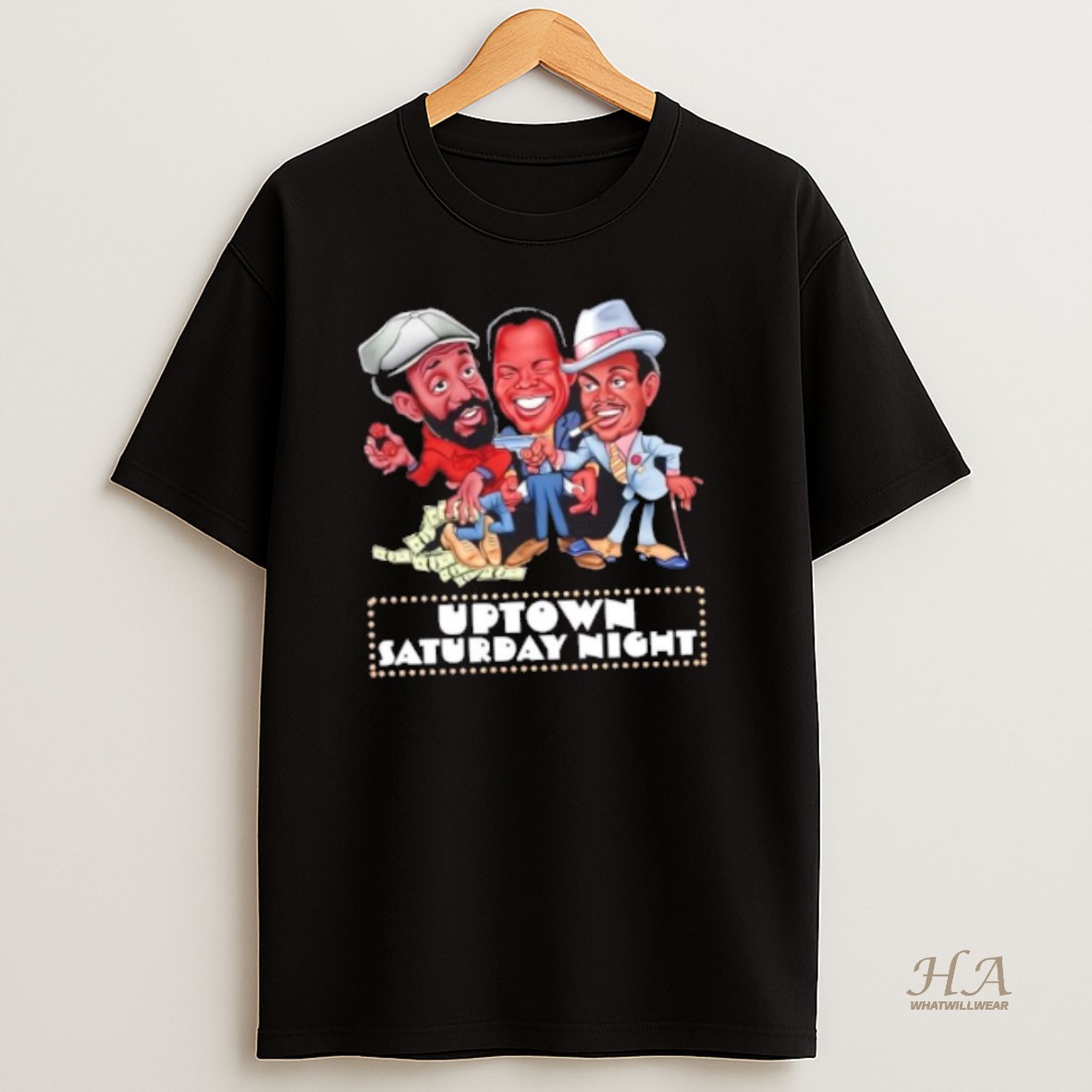 Official Uptown Staturday Night 1974 Caricature Vintage Shirt