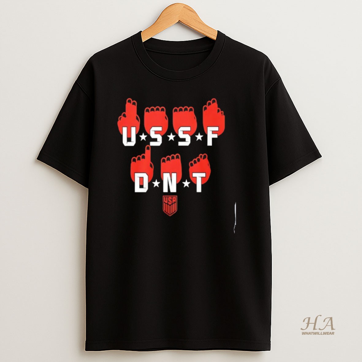 Official Us Soccer Us Soccer Deaf National Team Usa T Shirt