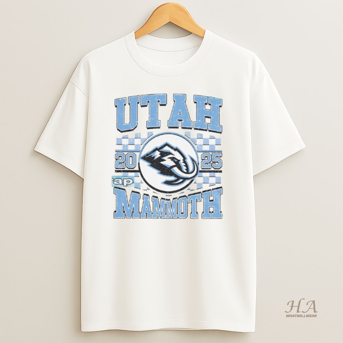 Official Utah Mammoth Nhl Hockey Utah 2025 Logo T Shirt