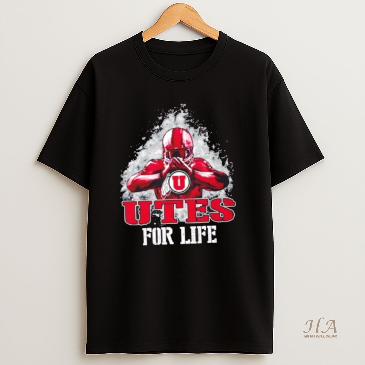Official Utah Utes Football For Life T Shirt