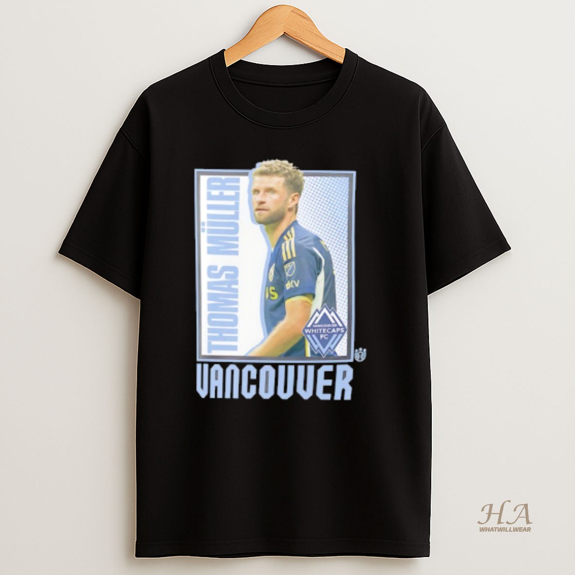 Official Vancouver Whitecaps Fc Thomas Muller Player Graphic Shirt
