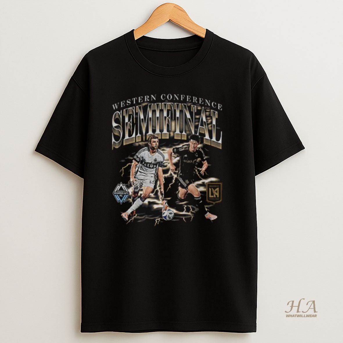 Official Vancouver Whitecaps Fc Vs Los Angeles Fc Western Conference Semifinal Matchup T Shirt
